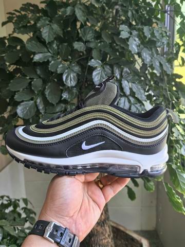 Cheap Nike Air Max 97 Black Grey Olive Men's Running Shoes-27 Cheap Nike Air Max 97 Black Grey Olive Men's Running Shoes-27